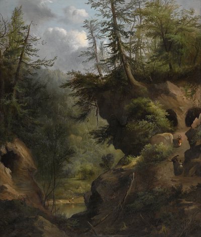 The Caves by Robert S. Duncanson