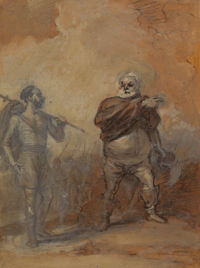 Falstaff Instructing Bardolph by Robert Smirke