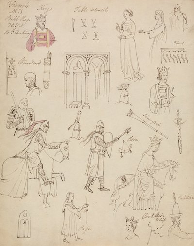 Studies from a French MSS Bible Register by Robert Smirke