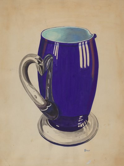Cobalt Pitcher by Robert Stewart