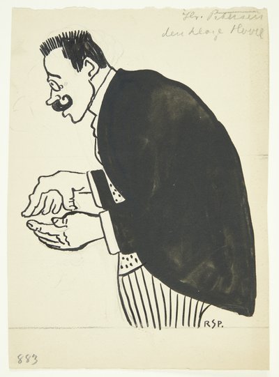 Man in Evening Dress by Robert Storm Petersen