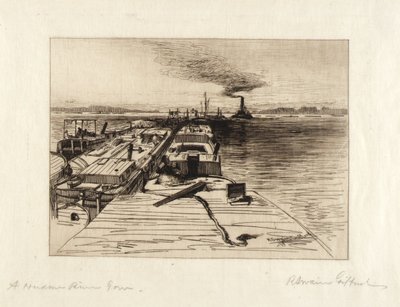 A Hudson River Tow by Robert Swain Gifford
