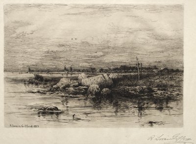 Mouth of the Apponaganasett River by Robert Swain Gifford