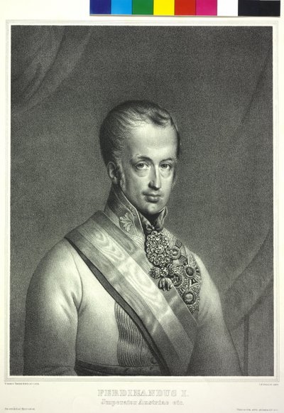 Emperor of Austria Ferdinand I by Robert Theer