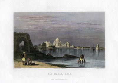 Taj Mahal, Agra, India, 19th Century by Robert Wallis