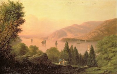 Picnic along the Hudson, 1881 by Robert Walter Weir