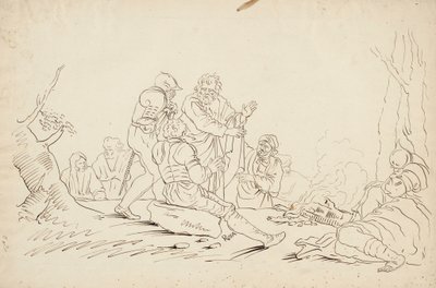 Scene after Salvator Rosa by Robert Walter Weir