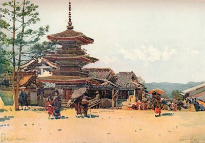 Yasaka Pagoda, Kyoto, Japan by Robert Weir Allan