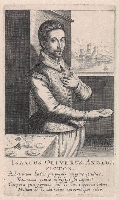 Portrait of Isaac Oliver by Robert Willemsz de Baudous