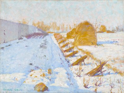 Winter Sun and Shadow by Robert William Vonnoh
