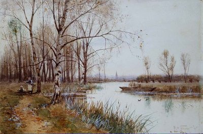 On the Colne by Robert Winchester Fraser