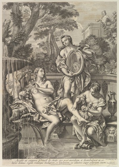 David and Bathsheba by Robert van Audenaerde