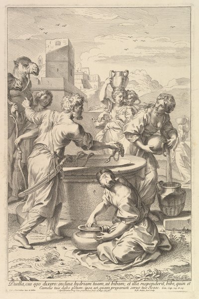 Rebecca and Eliezer by Robert van Audenaerde