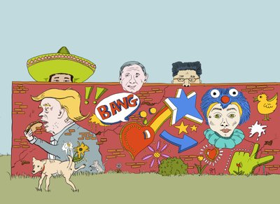 The Wall Donald Built by Roberta Murray