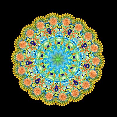 Tropical Fish Wheel by Robyn Parker