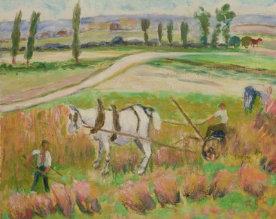 Harvesting with a White Horse by Roderic OConor