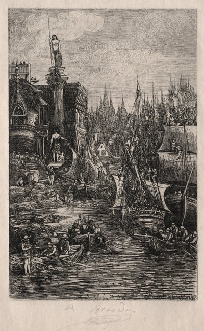 My Dream by Rodolphe Bresdin