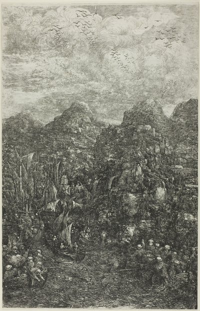 The Miraculous Draught of Fishes by Rodolphe Bresdin