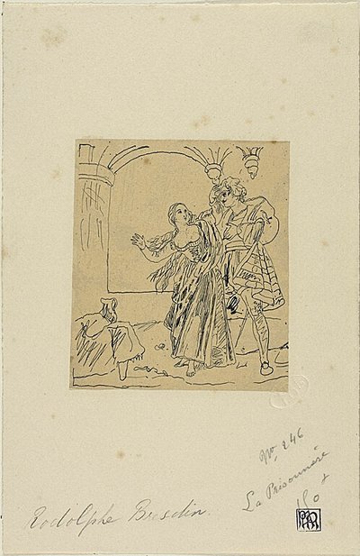 The Prisoner by Rodolphe Bresdin