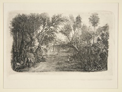 The Stream by Rodolphe Bresdin