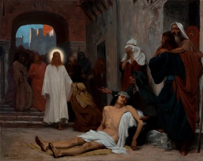 Study for Jesus in Capernaum by Rodolpho Amoêdo