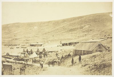 Camp of the 4th Light Dragoons by Roger Fenton