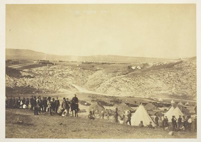 Encampment of Horse Artillery by Roger Fenton
