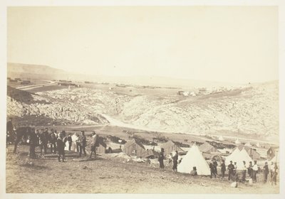Encampment of Horse Artillery, 1855 by Roger Fenton
