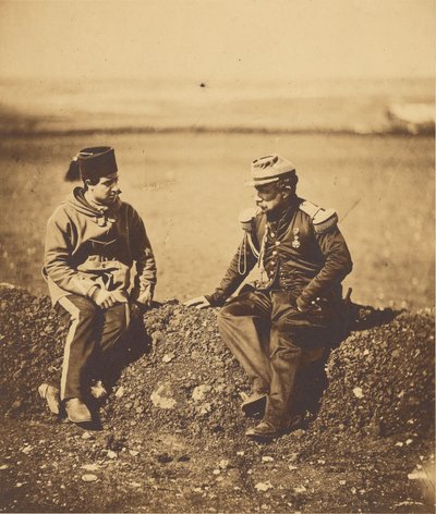 General Cisse & Staff Officer by Roger Fenton