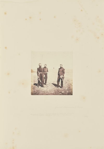 General Labousiniere and General Bevret by Roger Fenton