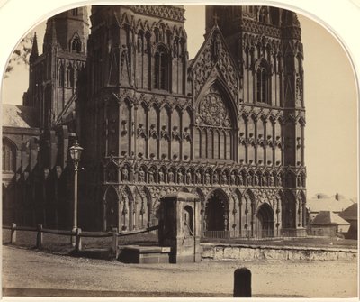 Lichfield Cathedral from the North-West, 1858 by Roger Fenton