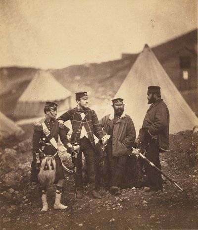 Officers of the 42nd Highlanders by Roger Fenton