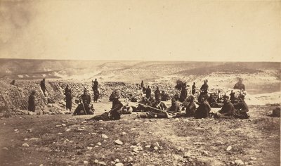 The French Redoubt at Inkermann by Roger Fenton