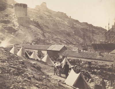 The Genoese Castle, Balaklava, 1855 by Roger Fenton