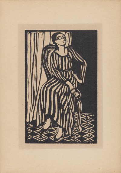 The Striped Dress by Roger Fry