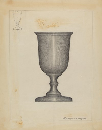 Pewter Cup by Rollington Campbell