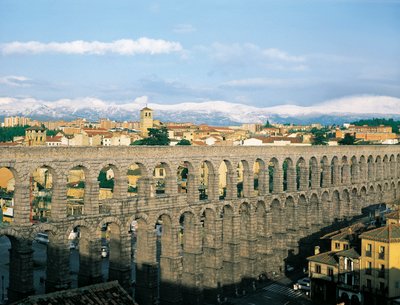 Aqueduct of Segovia, Spain by Roman