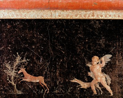 Cupid Hunting the Deer by Roman