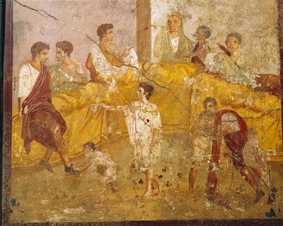 Feast Scene by Roman