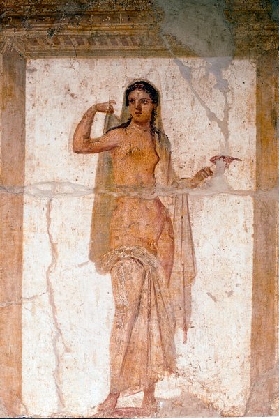 Hermaphrodite (fresco) by Roman