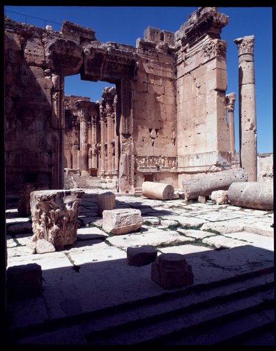 Remains of the Temple of Bacchus by Roman