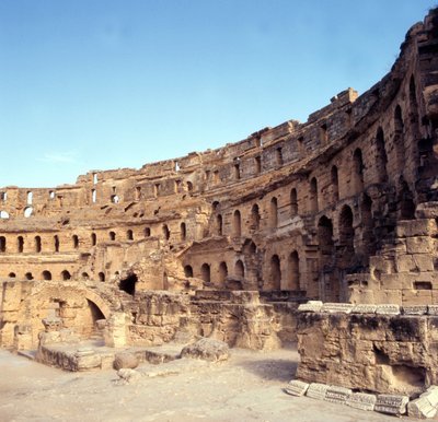 Roman Coliseum of El-Djem, Tunisia by Roman