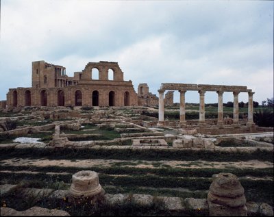 Roman theater and peristyle house, 2nd-3rd century by Roman