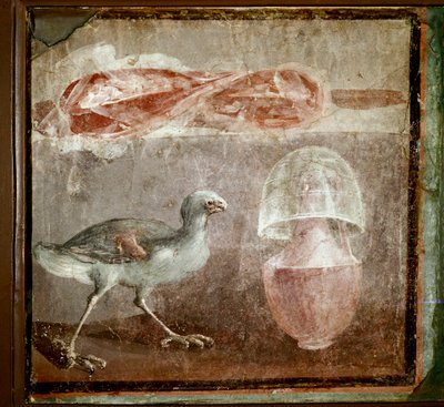 Still life with bird by Roman