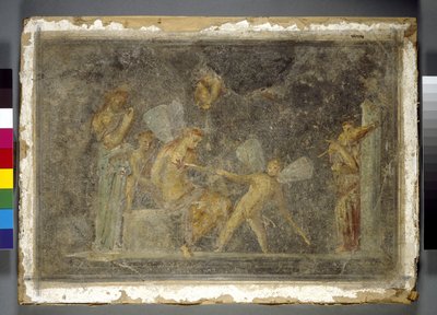 Wall painting, Pompeii, Roman, 1st century by Roman