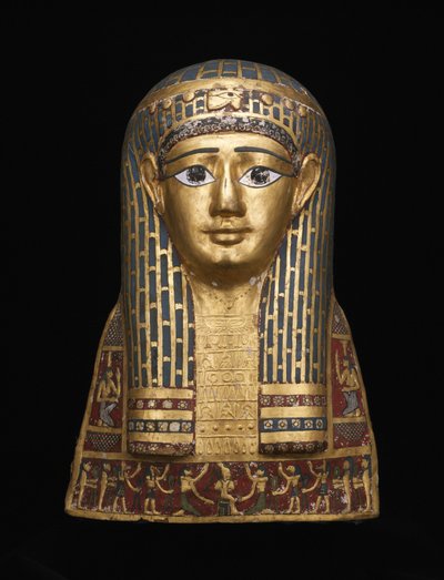 Mummy Head Cover by Roman Period Egyptian