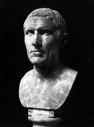 Bust of Marcus Claudius Marcellus (c.268-208BC) by Roman Roman