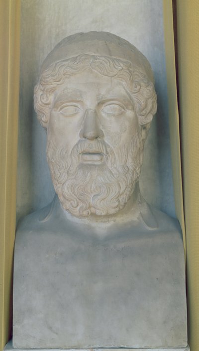 Hermetic bust of Anacreon by Roman Roman