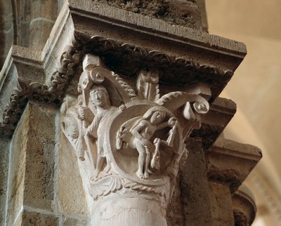 Libra (carved capital) by Romanesque