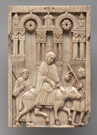 Plaque: The Journey to Bethlehem by Romanesque